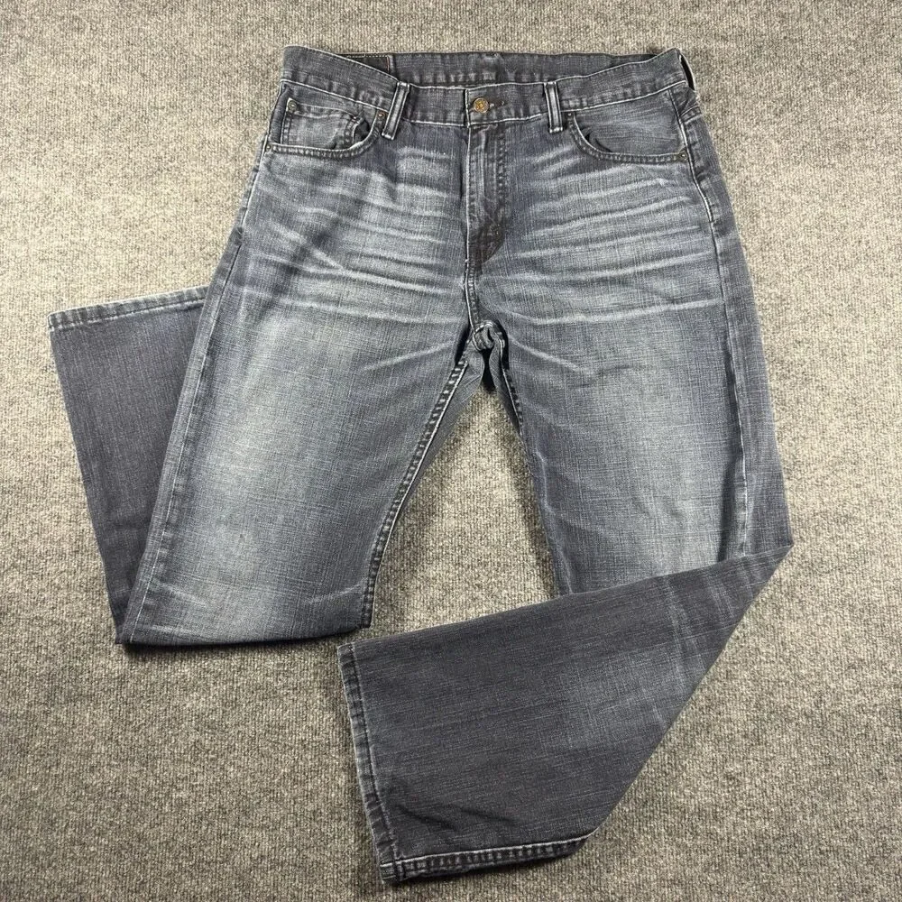 Levi’s Men’s 569 Loose Straight Fit Blue Jeans 34x32 Fade Faded